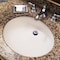 Nantucket Sinks 17 Inch X 14 Inch Undermount Ceramic Sink In White UM-17x14-W-K - alternate 2